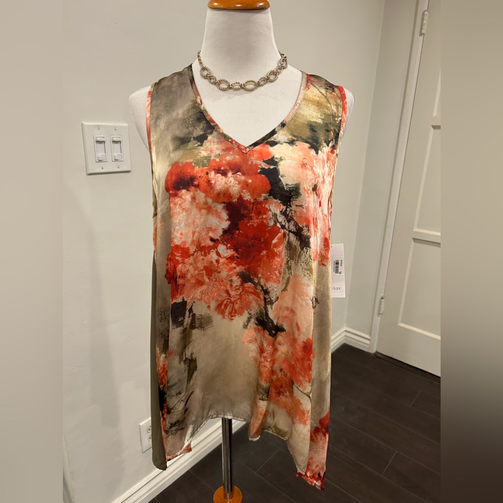 Karen Kane Nwt Size Xl Sleeveless Lightweight Summer Top